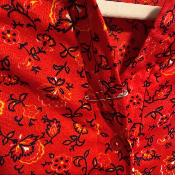 Vintage Floral Collared Shirt - Picture 4 of 5